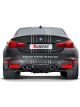 Akrapovic 14-17 For BMW M3 F80 Rear Carbon Fiber Diffuser Matte