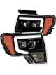 AlphaRex 09-14 For Ford F-150 PRO-Series Proj Headlights Plank Style Gl