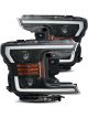 AlphaRex 18-19 For Ford F-150 PRO-Series Proj Headlights Plank Style Gl