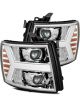 AlphaRex 07-13 For Chevy 1500HD PRO-Series Proj Headlights Plank Style
