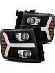 AlphaRex 07-13 For Chevy 1500HD PRO-Series Proj Headlight Plank Style M