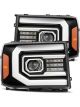 AlphaRex 07-13 GMC 1500HD PRO-Series Proj Headlights Plank Style Matte …