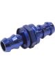Aeroflow Male to Male Barb Push Lock Adapter -10 to -10 Blue