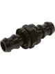 Aeroflow Male to Male Barb Push Lock Adapter -8 to -10 Black