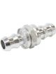 Aeroflow Male to Male Barb Push Lock Adapter -10 to -12 Silver