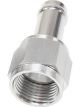 Aeroflow Straight Hose Barb 3/8 Inch to -6AN Female Silver