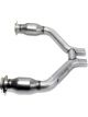 BBK 2015-16 Mustang V6 Short Mid H Pipe With Converters To Be Used With 1