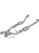 BBK 96-98 Mustang 4.6 Cobra High Flow X Pipe With Catalytic Converters 2-