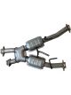BBK 79-93 Mustang 5.0 Short Mid X Pipe w Catalytic Converters 2-1/2 For A