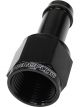 Aeroflow Straight Hose Barb 1/2 Inch to -8AN Female Black