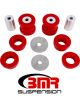 BMR 15-17 S550 Mustang Rear Cradle Bushing Kit Polyurethane Red