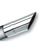 Borla Universal Polished Tip Single Round Angle-Cut inlet 2 1/2