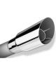 Borla Universal Polished Tip Single Round Angle-Cut inlet 2 1/2