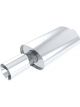 Borla Boomer Blow Torch Muffler Oval 2-1/4in x 4in Side Round Out