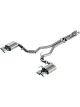 Borla 2020 For Ford GT500 5.2L AT 3in ATAK CatBack Exhaust w/ Chrome Ti