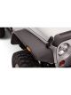 Bushwacker 07-18 For Jeep Wrangler Flat Style Flares 2pc Black