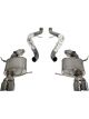 Corsa 08-12 For BMW M3 Convertible E93 Polished Sport Cat-Back Exhaust