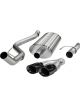 Corsa 11-13 For Ford F-150 5.0L V8 Black Sport Cat-Back Exhaust