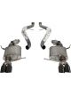Corsa 08-12 For BMW M3 E90 Black Sport Cat-Back Exhaust