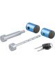 Curt Right-Angle Hitch & Coupler Lock Set 2in Receiver 1in to 3in Latch