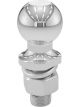 Curt 2in Trailer Ball 1in x 2-1/8in Shank 6000lbs Chrome