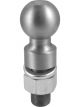 Curt 2-5/16in Trailer Ball 1-1/4in x 2-5/8in Shank 25000lbs Raw Steel