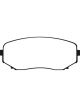 EBC 11-14 For Ford Edge 2.0 Turbo Greenstuff Front Brake Pads