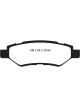 EBC 08-13 Cadillac CTS 3.0 Greenstuff Rear Brake Pads