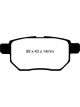 EBC 11+ For Lexus CT200h 1.8 Hybrid Greenstuff Rear Brake Pads