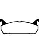 EBC 91-96 For Ford Escort 1.8 Greenstuff Rear Brake Pads