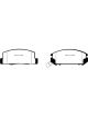 EBC 99-02 For Toyota MR2 1.8 Redstuff Rear Brake Pads