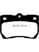 EBC 06-07 For Lexus GS300 3.0 Redstuff Rear Brake Pads