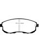 EBC 02-03 For Infiniti G20 2.0 Redstuff Front Brake Pads