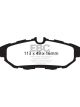 EBC 10-14 For Ford Mustang 3.7 Redstuff Rear Brake Pads