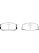 EBC 85-90 Lotus Esprit 2.2 Redstuff Front Brake Pads