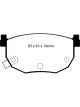 EBC 99-01 For Hyundai Elantra 2.0 Redstuff Rear Brake Pads