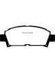 EBC 93-95 For Toyota MR2 2.0 Turbo Redstuff Front Brake Pads