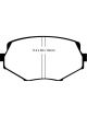 EBC 94-01 For Mazda Miata MX5 1.8 Yellowstuff Front Brake Pads