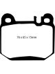 EBC 04-07 Maserati Quattroporte 4.2 Yellowstuff Rear Brake Pads