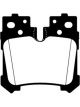 EBC 07+ For Lexus LS460 4.6 Yellowstuff Rear Brake Pads