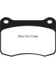 EBC 08+ For Lexus IS-F 5.0 Yellowstuff Rear Brake Pads