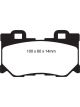 EBC 08-13 For Infiniti FX50 5.0 Yellowstuff Rear Brake Pads