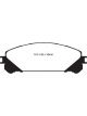 EBC 15+ For Lexus NX200t 2.0 Turbo Yellowstuff Front Brake Pads