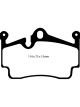 EBC 04-08 For Porsche Boxster Cast Iron Rotors only 2.7 Yellowstuff R