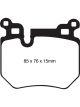 EBC 08-10 For BMW 135 3.0 Twin Turbo Yellowstuff Rear Brake Pads