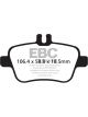 EBC 13+ For Mercedes-Benz CLA250 2.0 Turbo Yellowstuff Rear Brake Pads