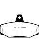 EBC 83-90 For Volvo 760 2.3 Turbo ABS Girling Yellowstuff Rear Brake P