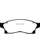 EBC 91-92 For Toyota MR2 2.0 Turbo Yellowstuff Front Brake Pads