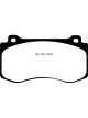 EBC 05-10 For Chrysler 300C 6.1 SRT8 Bluestuff Front Brake Pads