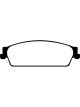 EBC 09-14 Cadillac Escalade 6.0 Hybrid Greenstuff Rear Brake Pads